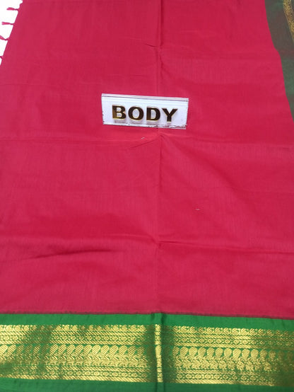 Pure Cotton Silk Saree.