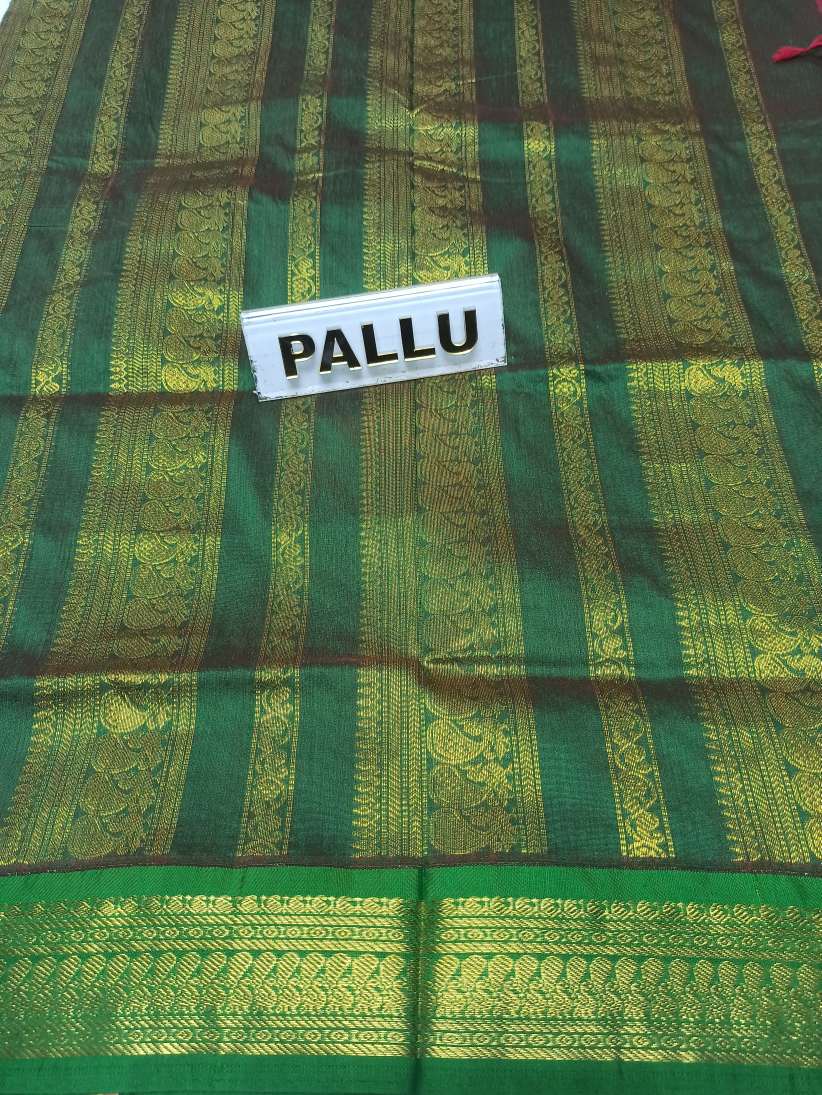 Pure Cotton Silk Saree.
