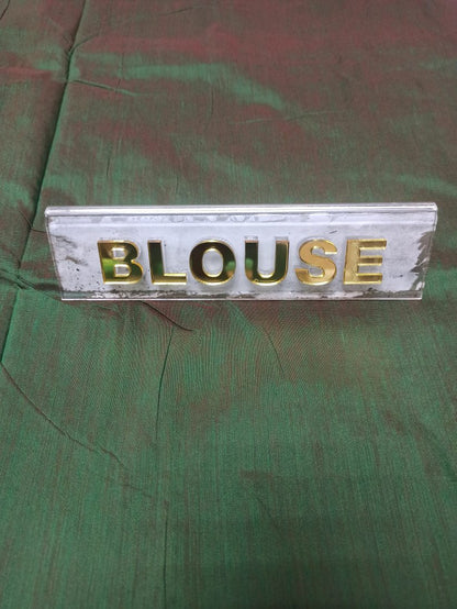 Pure Cotton Silk Saree.