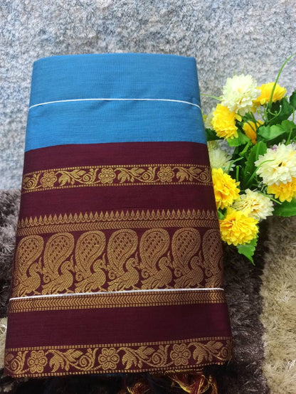Pure Cotton Silk Saree.