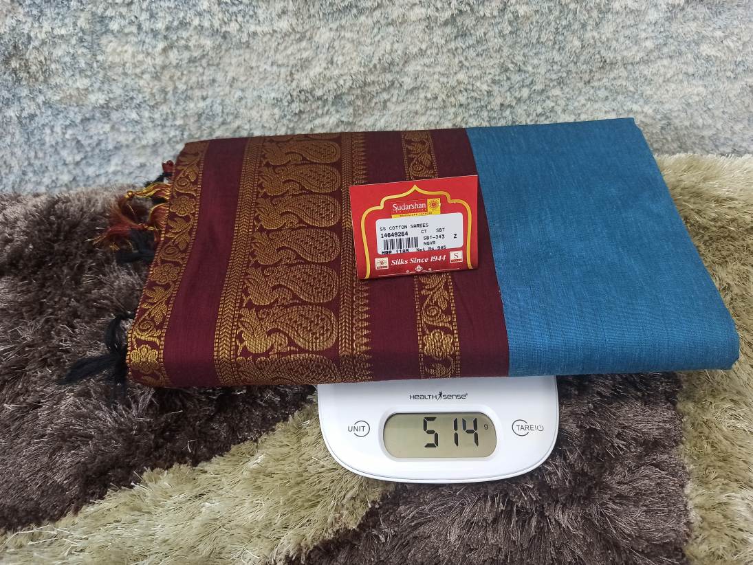 Pure Cotton Silk Saree.