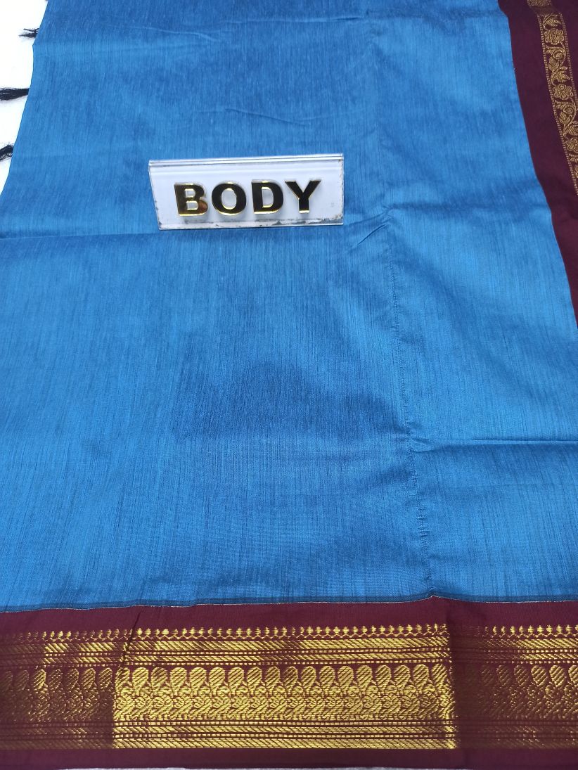 Pure Cotton Silk Saree.