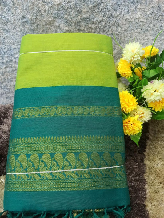 Pure Cotton Silk Saree.