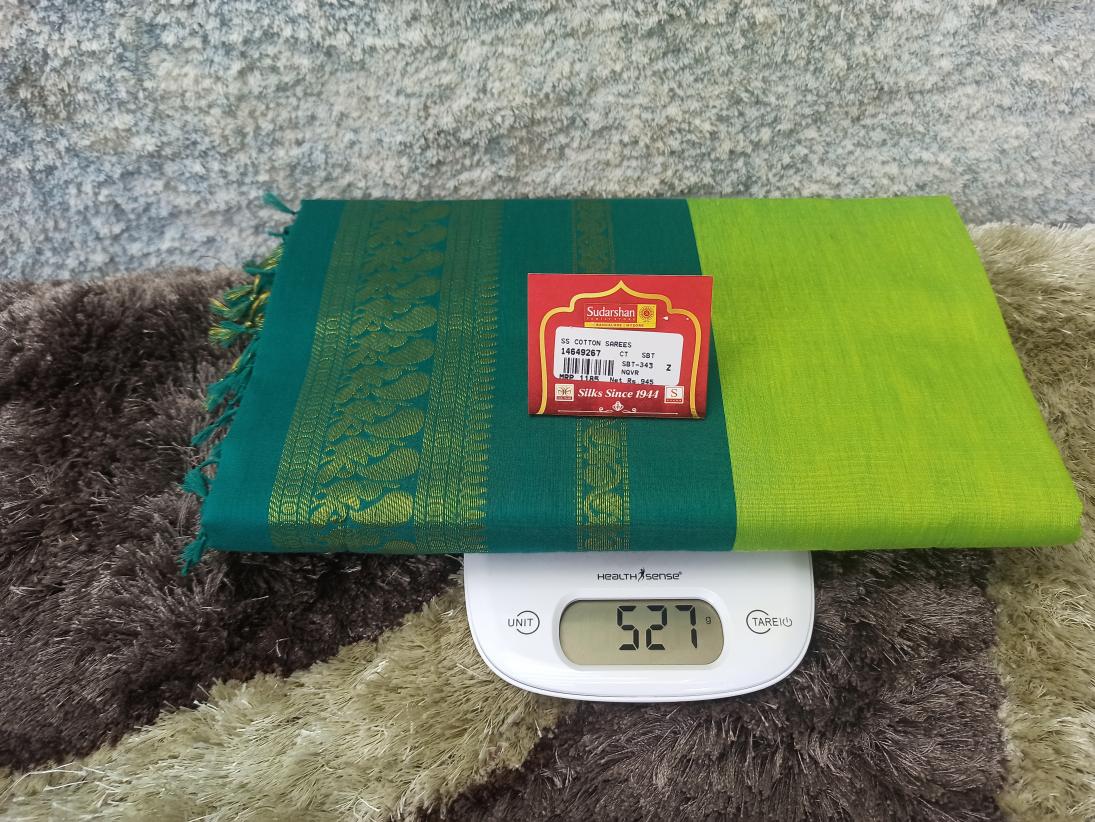 Pure Cotton Silk Saree.