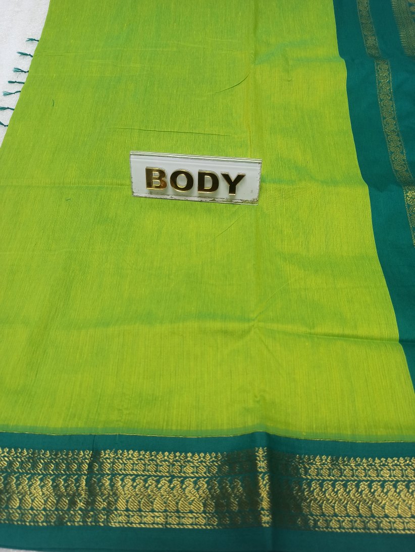 Pure Cotton Silk Saree.