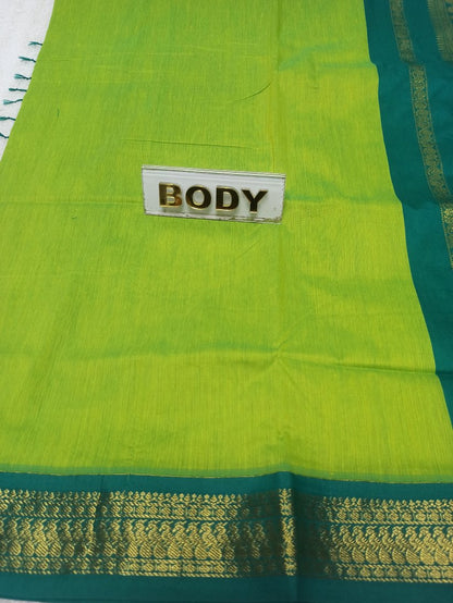 Pure Cotton Silk Saree.