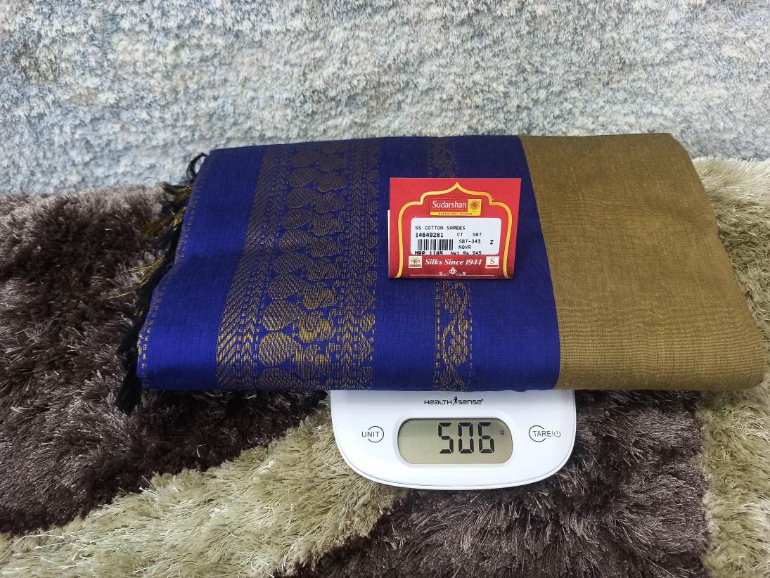 Pure Cotton Silk Saree.