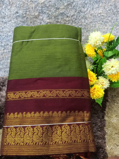 Pure Cotton Silk Saree.