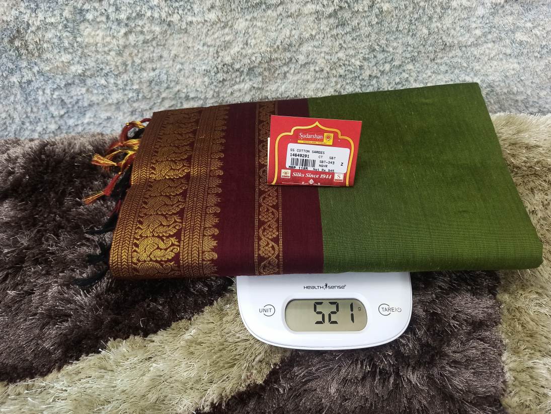 Pure Cotton Silk Saree.