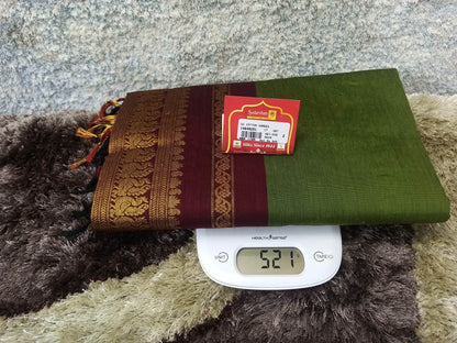 Pure Cotton Silk Saree.