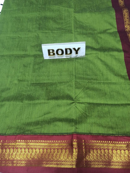 Pure Cotton Silk Saree.