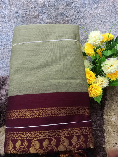 Pure Cotton Silk Saree.