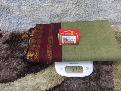 Pure Cotton Silk Saree.