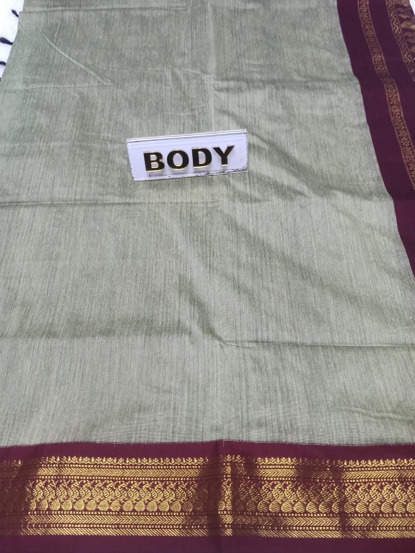 Pure Cotton Silk Saree.