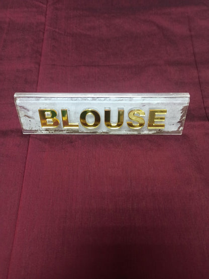 Pure Cotton Silk Saree.