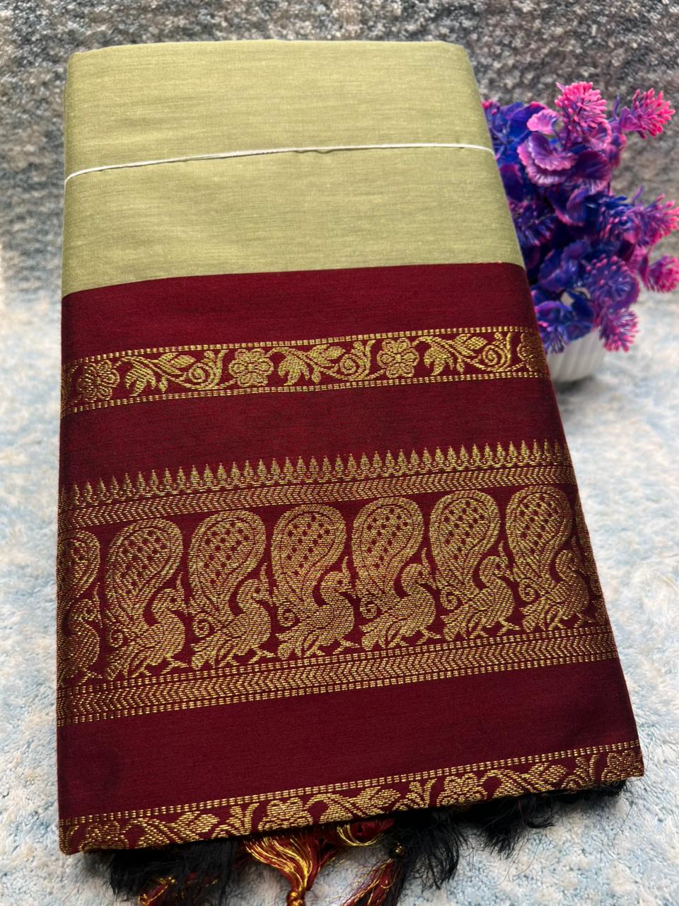 Cotton Silk Saree