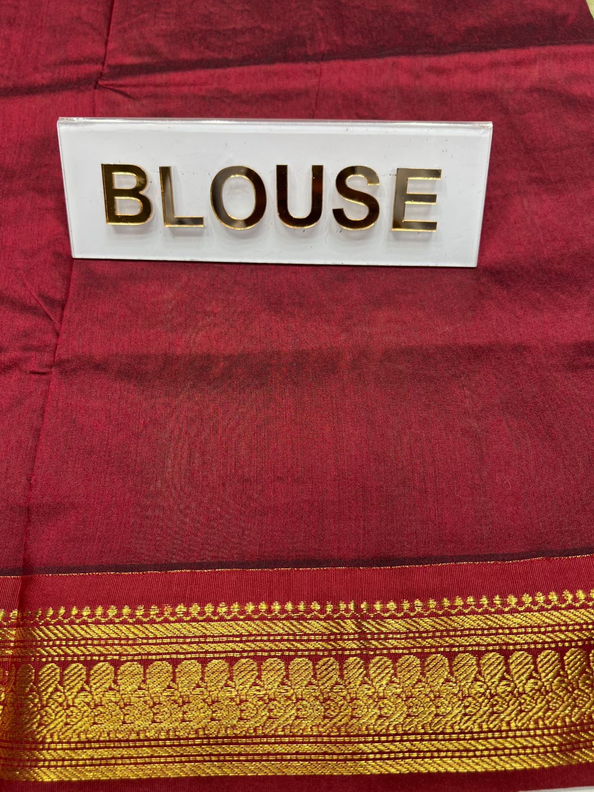 Cotton Silk Saree