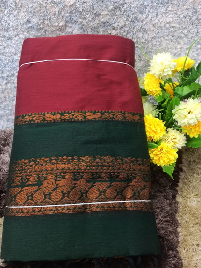 Pure Cotton Silk Saree.