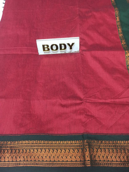 Pure Cotton Silk Saree.