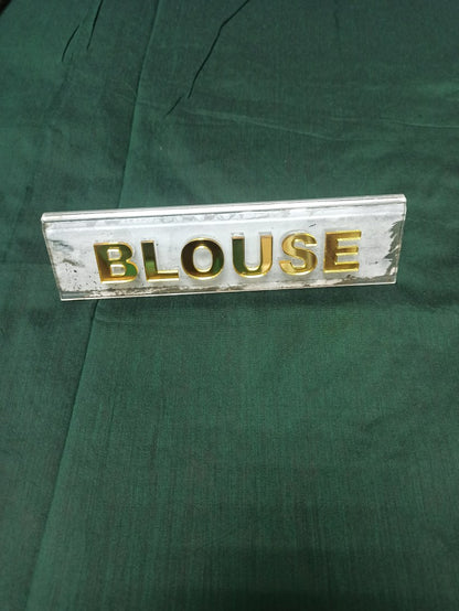 Pure Cotton Silk Saree.