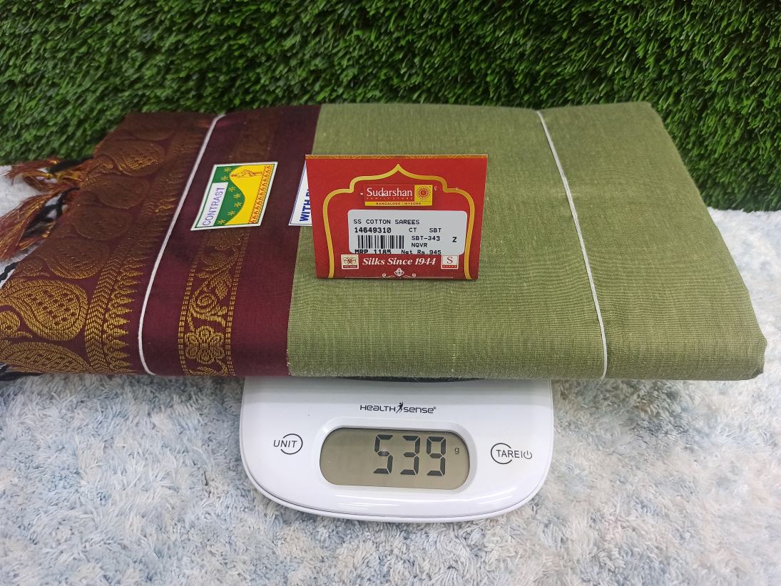 Pure Cotton Silk Saree