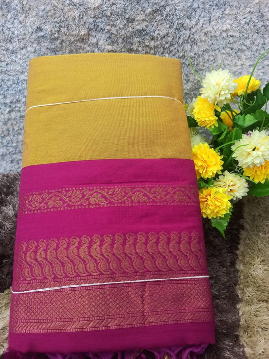 Pure Cotton Silk Saree.