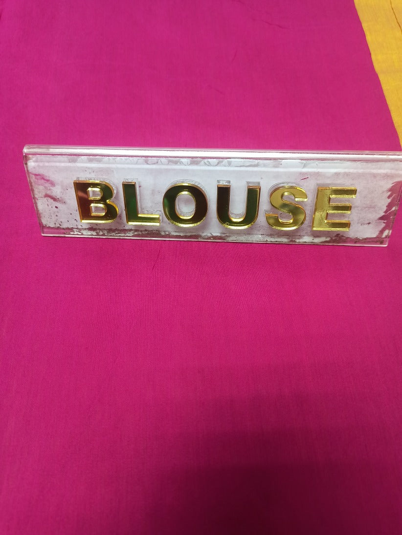 Pure Cotton Silk Saree.