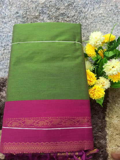 Pure Cotton Silk Saree.