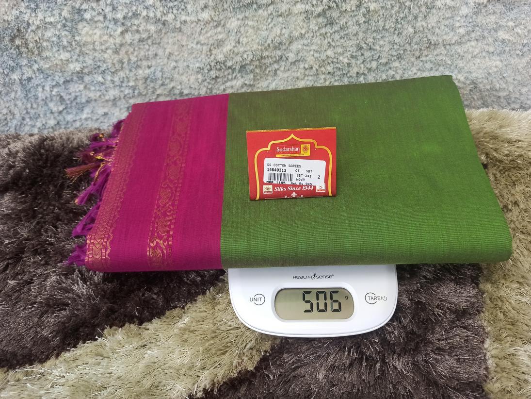 Pure Cotton Silk Saree.