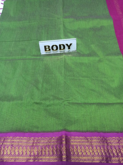 Pure Cotton Silk Saree.