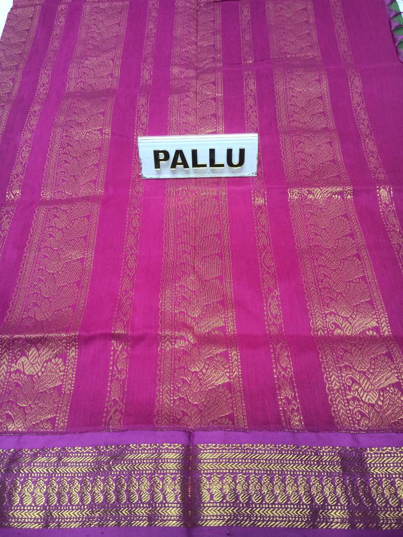Pure Cotton Silk Saree.
