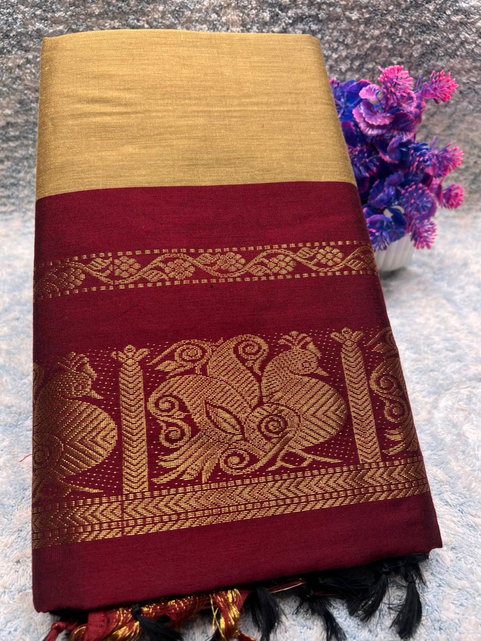 Cotton Silk Saree