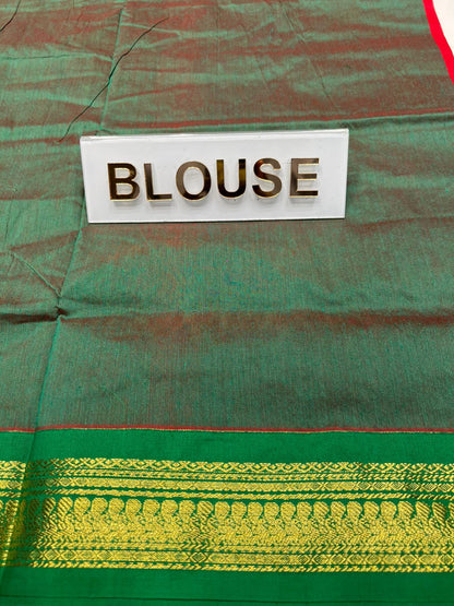 Pure Cotton Silk Saree.