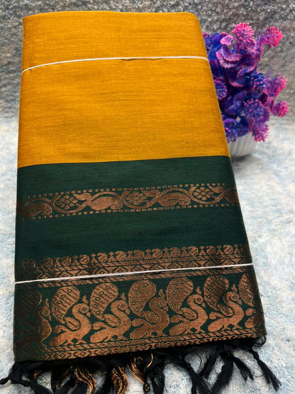 Pure Cotton Silk Saree.