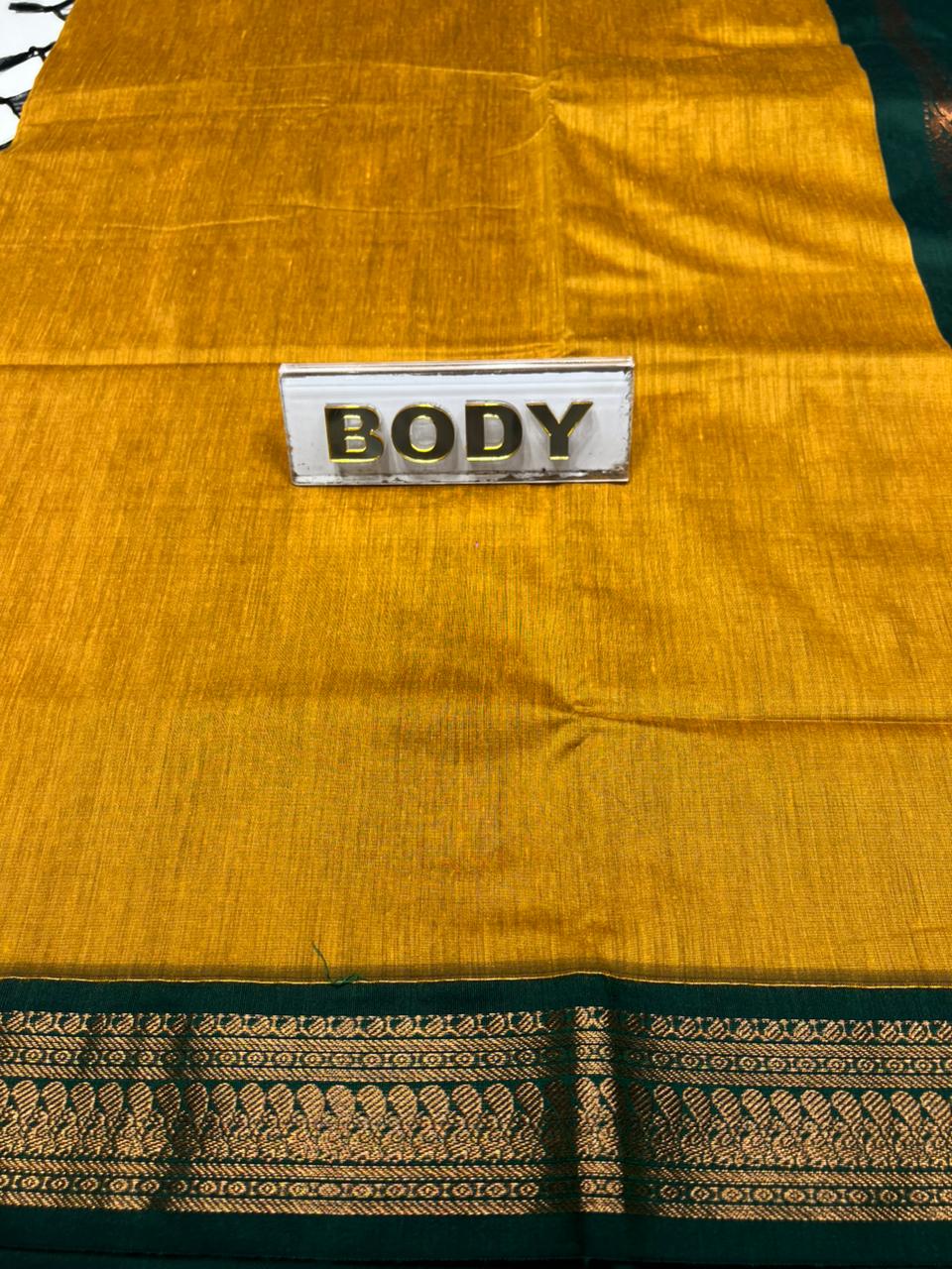 Pure Cotton Silk Saree.
