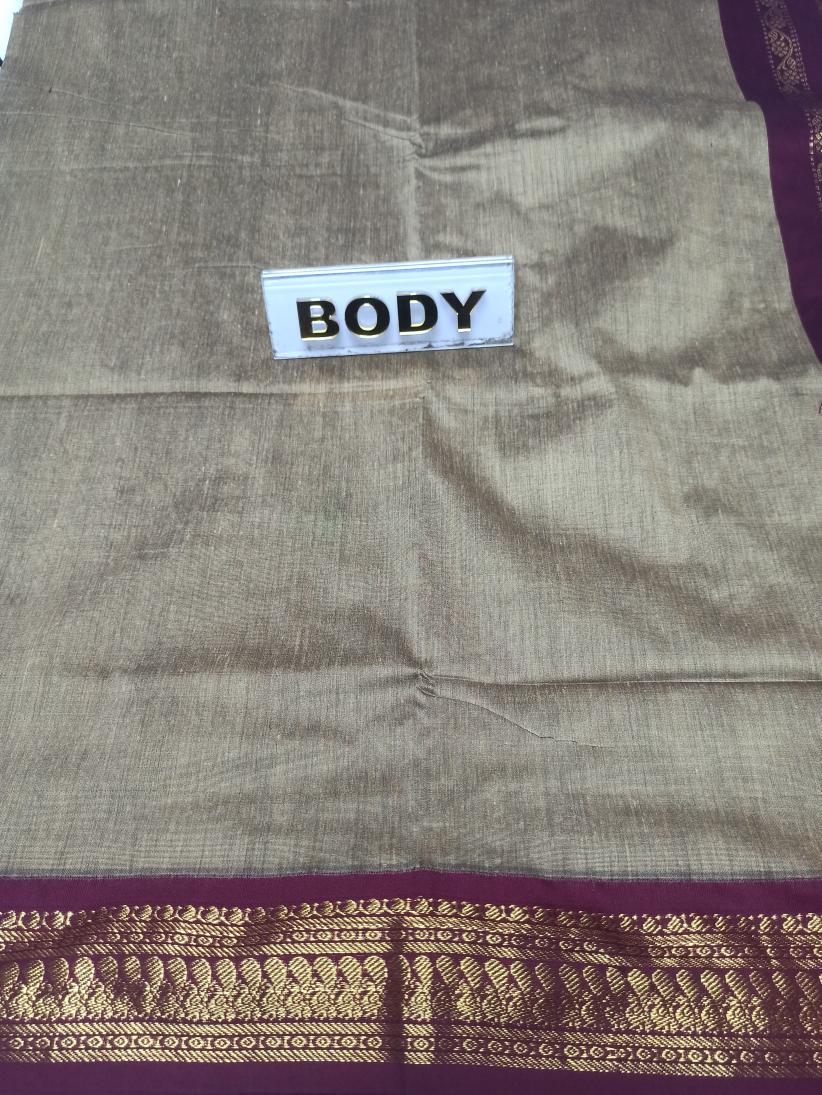 Pure Cotton Silk Saree.