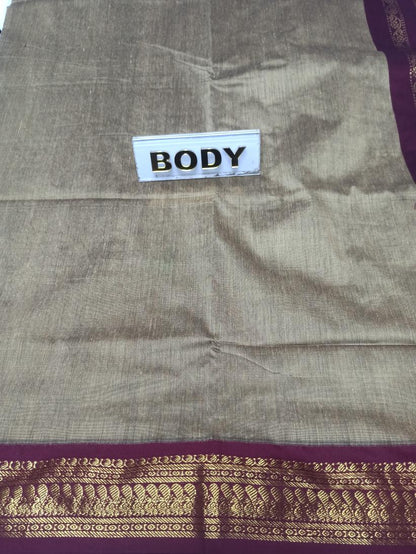 Pure Cotton Silk Saree.