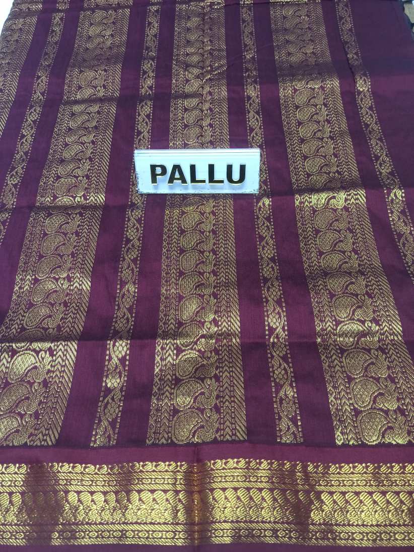 Pure Cotton Silk Saree.
