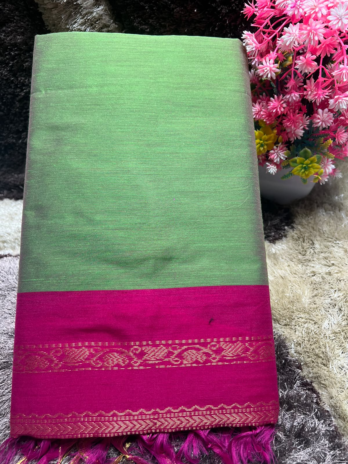 Pure Cotton Silk Saree