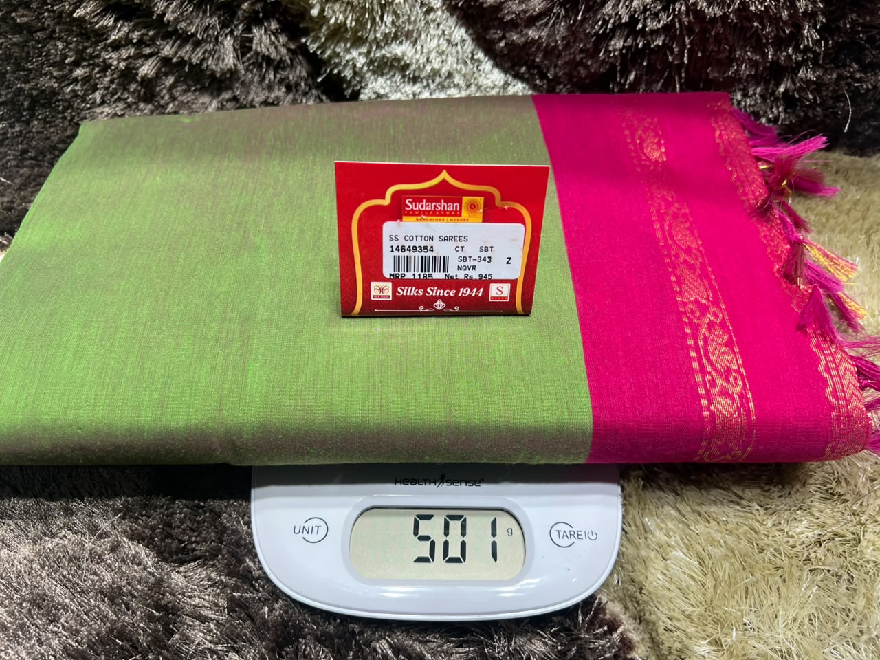 Pure Cotton Silk Saree