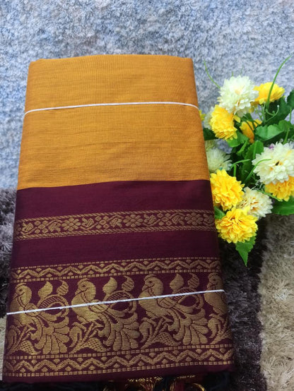 Pure Cotton Silk Saree.