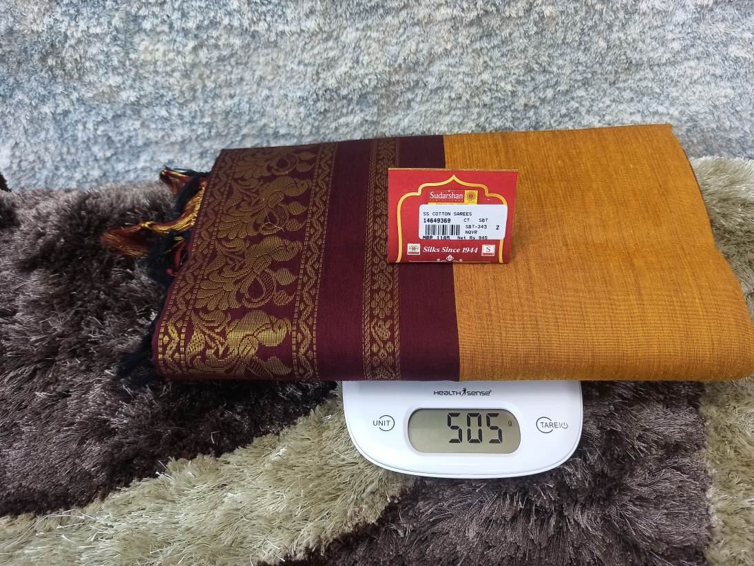 Pure Cotton Silk Saree.