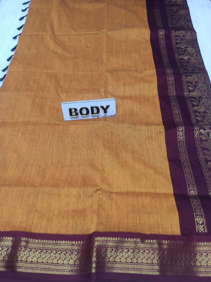 Pure Cotton Silk Saree.