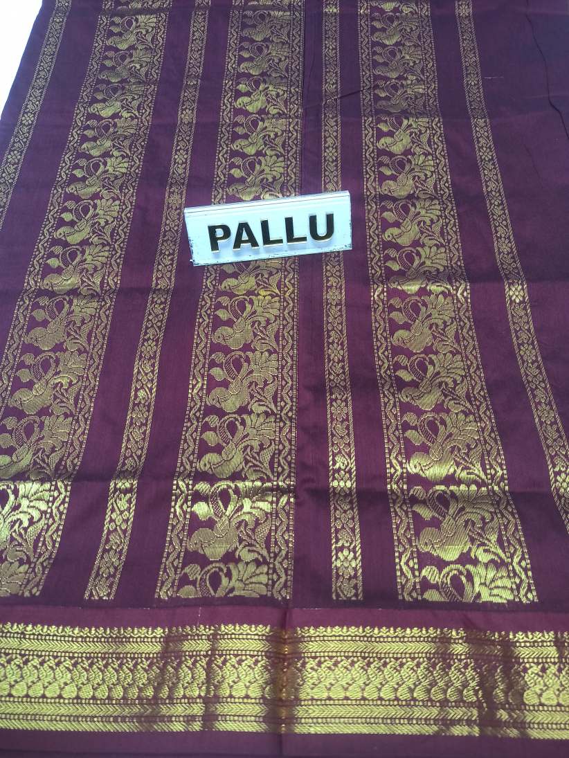 Pure Cotton Silk Saree.