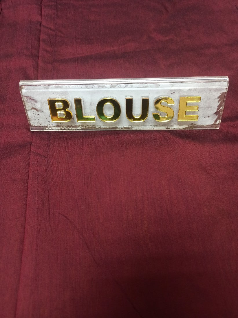 Pure Cotton Silk Saree.