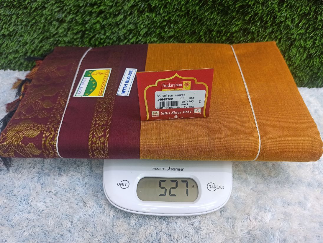 Pure Cotton Silk Saree