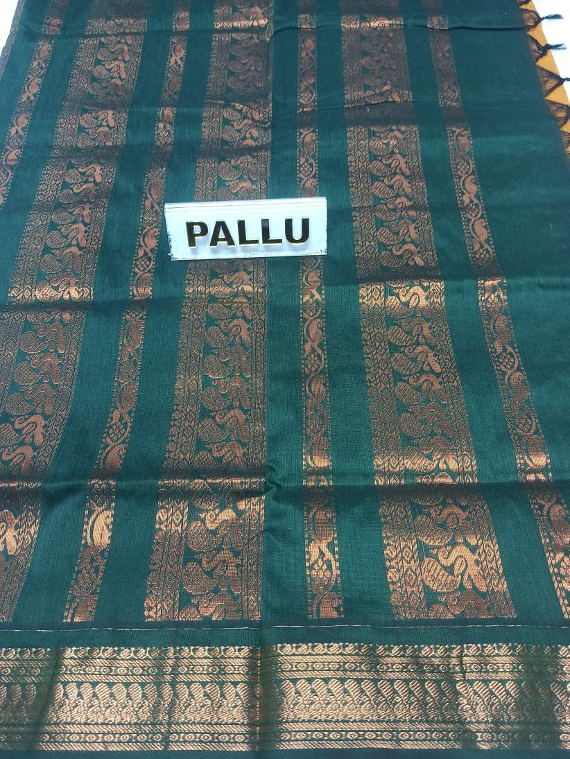 Pure Cotton Silk Saree.