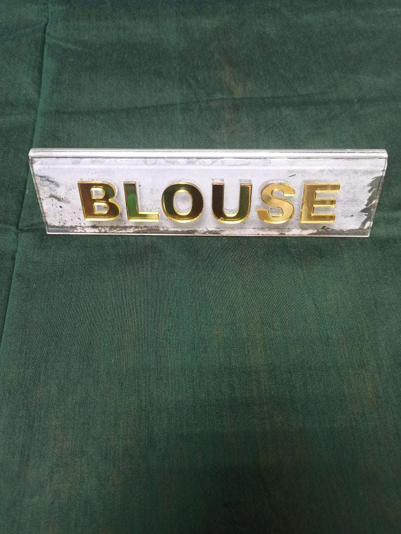 Pure Cotton Silk Saree.