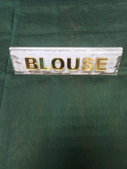 Pure Cotton Silk Saree.