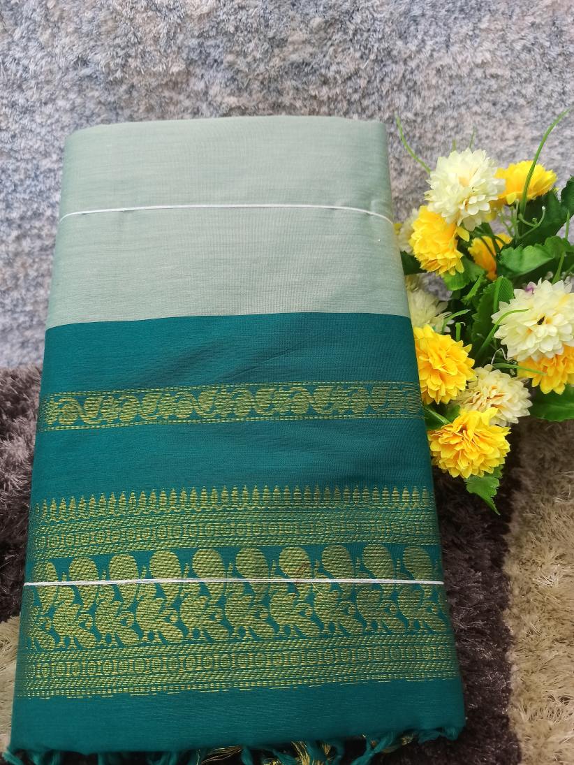 Pure Cotton Silk Saree.
